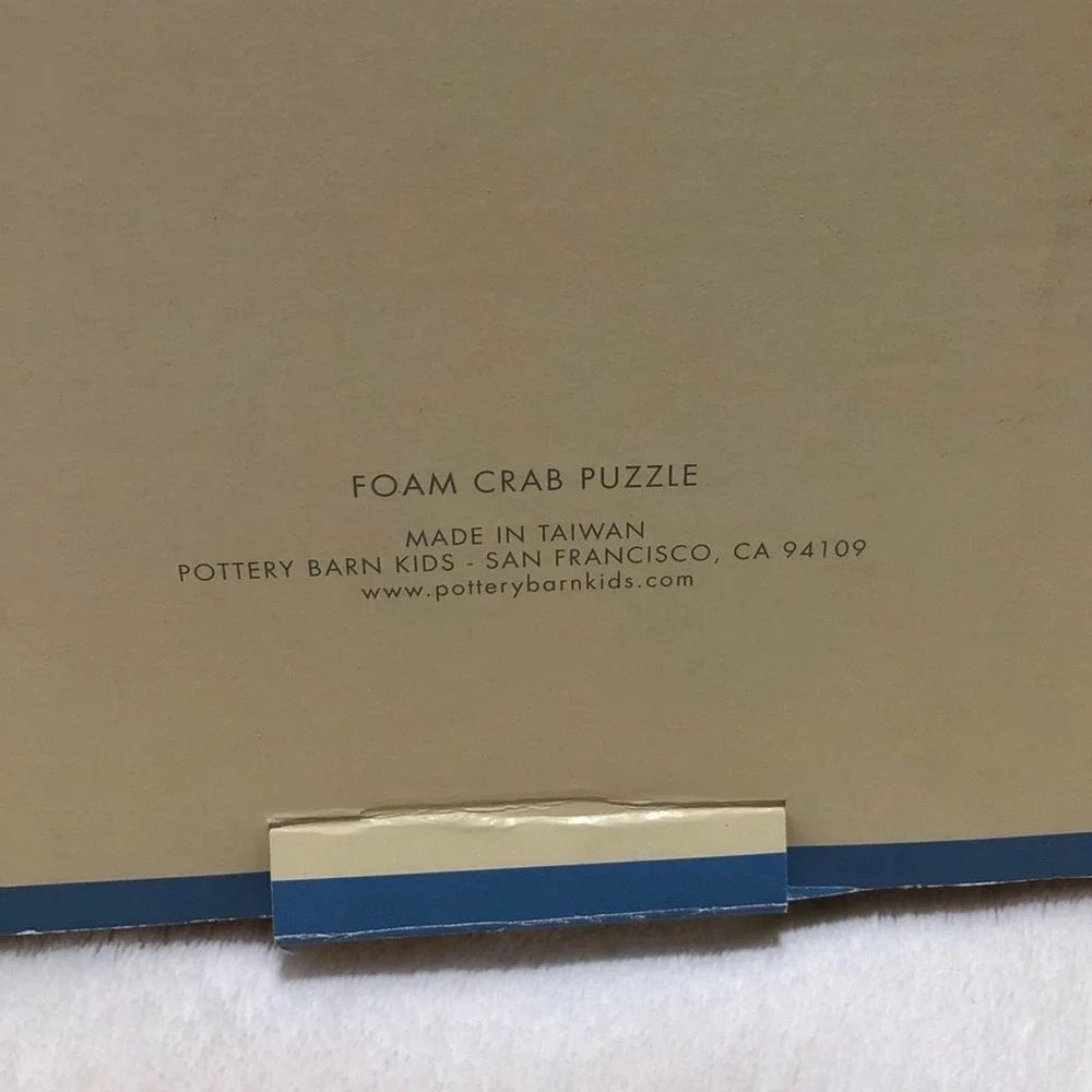 Pottery‎ Barn Kids Foam Crab Puzzle
